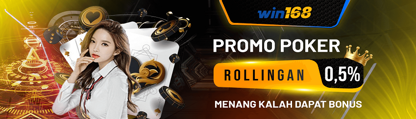 BONUS ROLLINGAN MINGGUAN POKER 0.5%