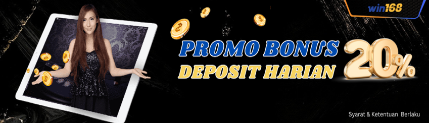 Bonus harian 20% slot